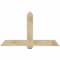 Ekena Millwork Eugene Rough Sawn Timber Gable Bracket, Douglas Fir, 60"W x 35"H x 4"D x 6"F, 14/12 Pitch GBW060X35X0406EUG00RDF - alternate 1